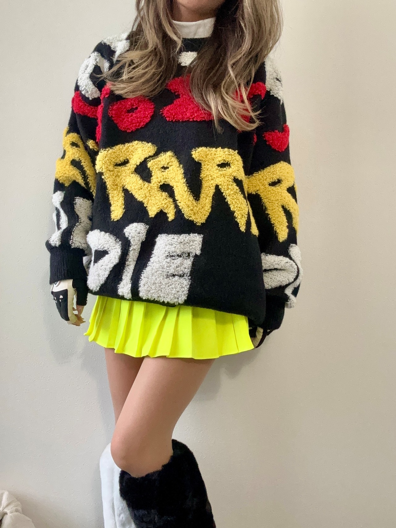 ファーレッグウォーマー