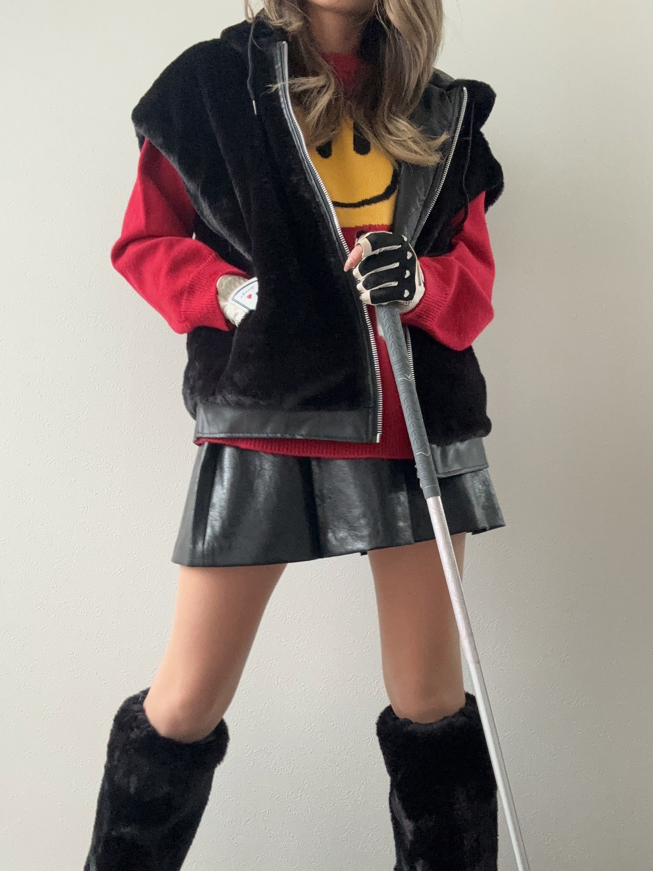 ファーレッグウォーマー