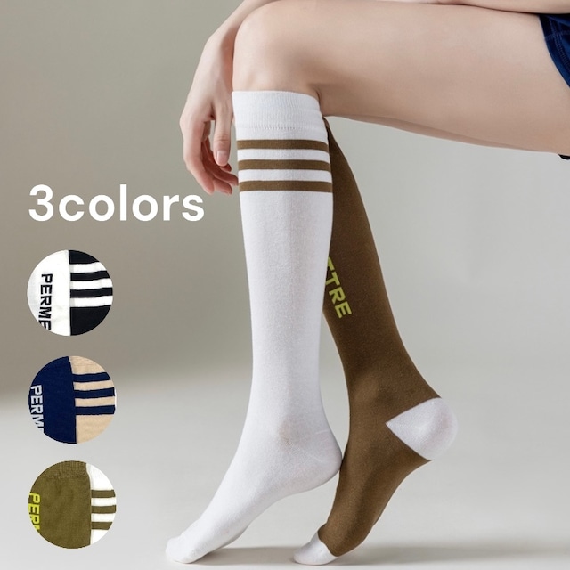 アシメントリーハイソックス 