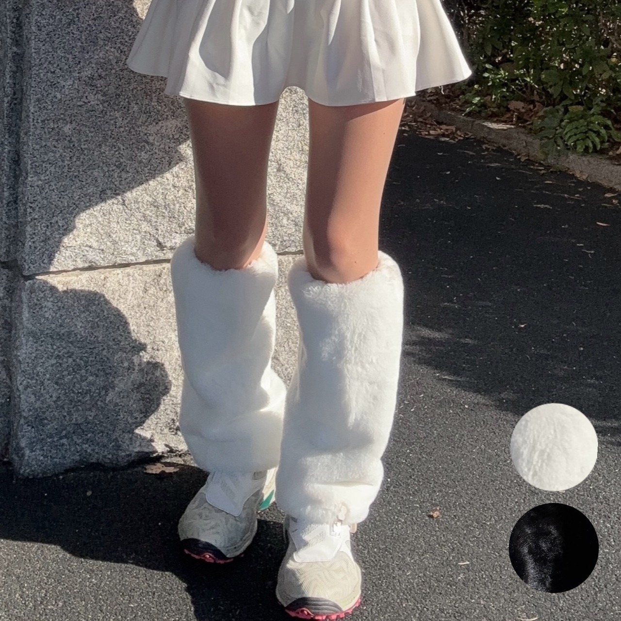 ファーレッグウォーマー