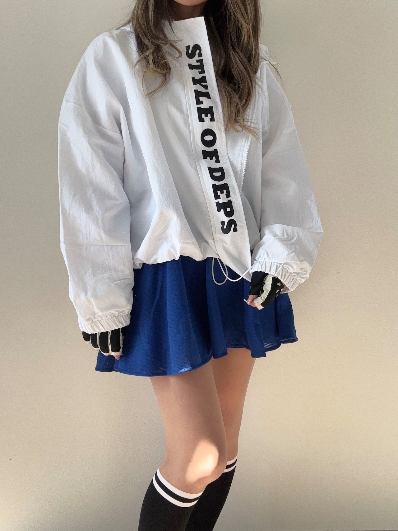 DMメッシュフレアスカート