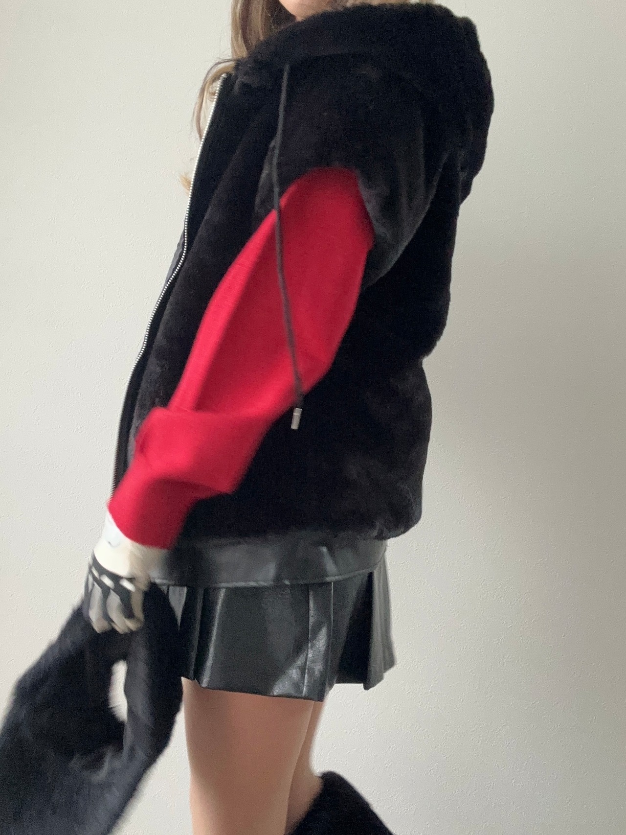 ファーフーディーベスト