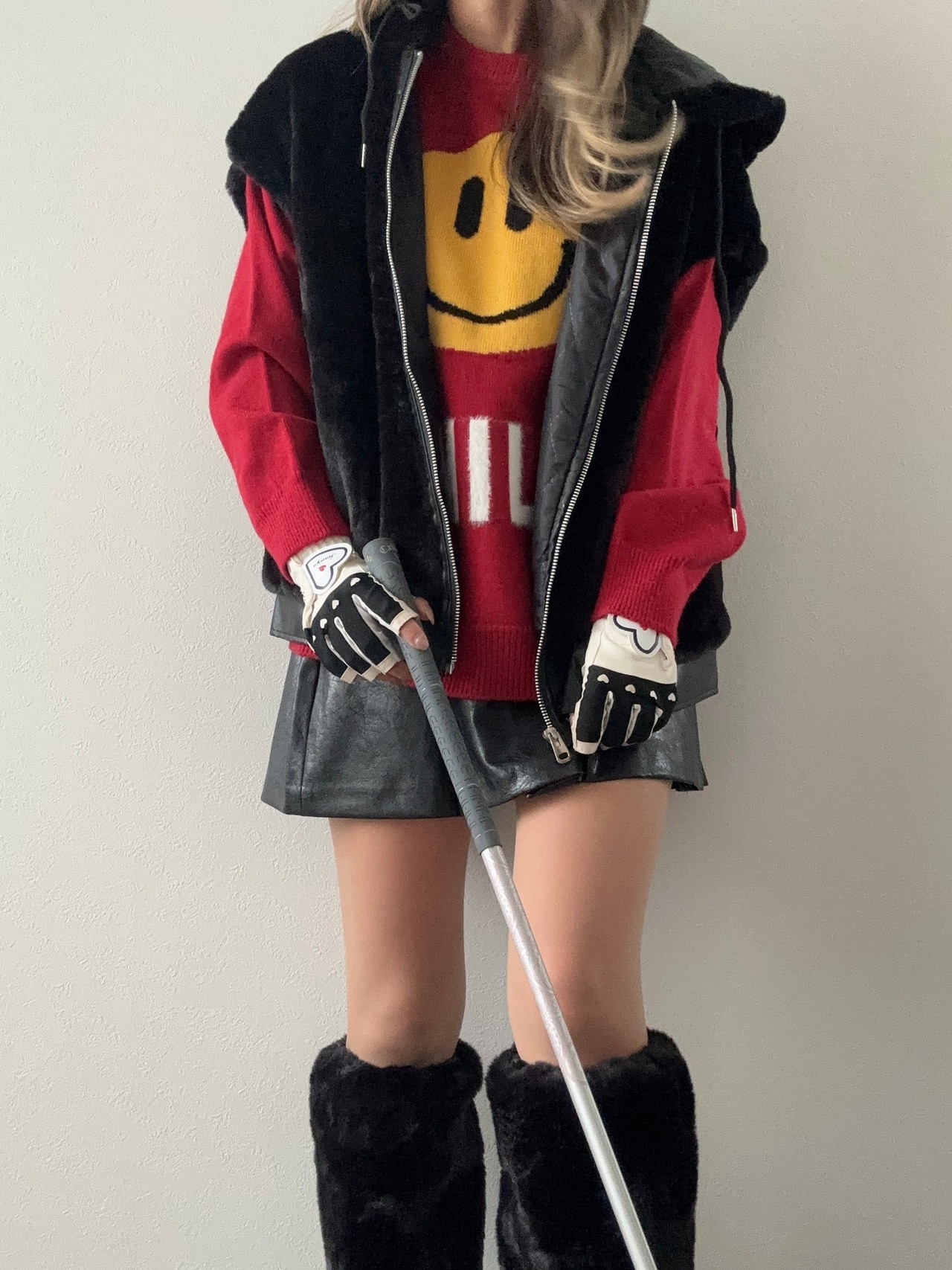 ファーフーディーベスト