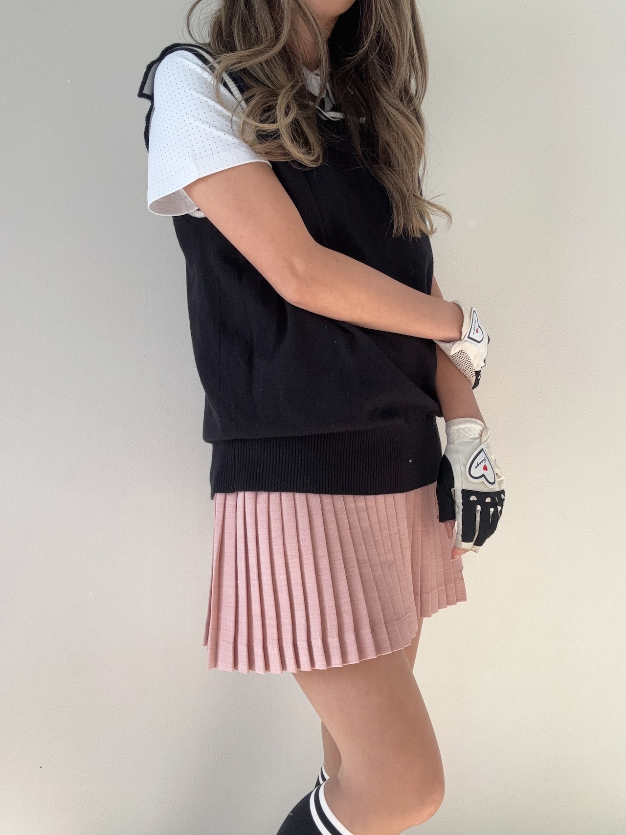 プリーツタイトスカート