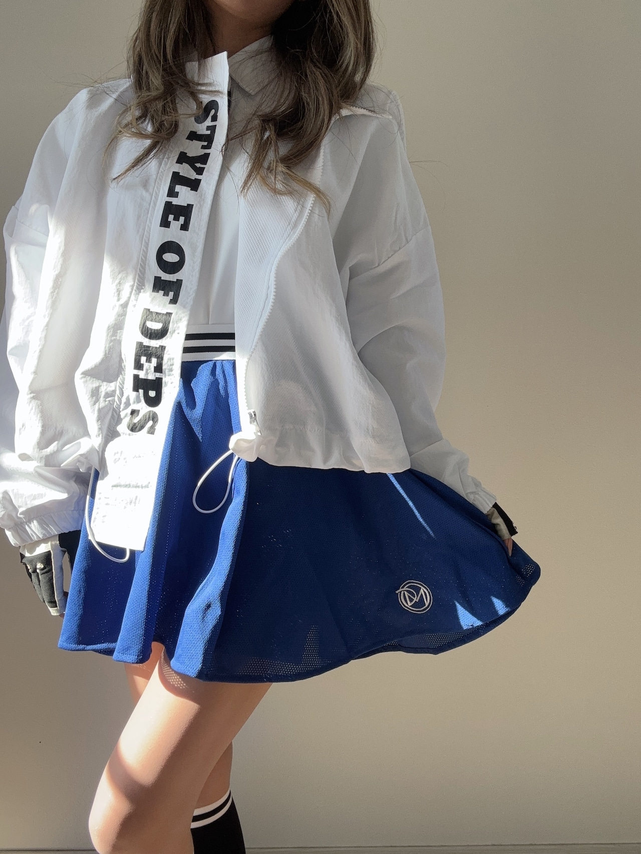 DMメッシュフレアスカート