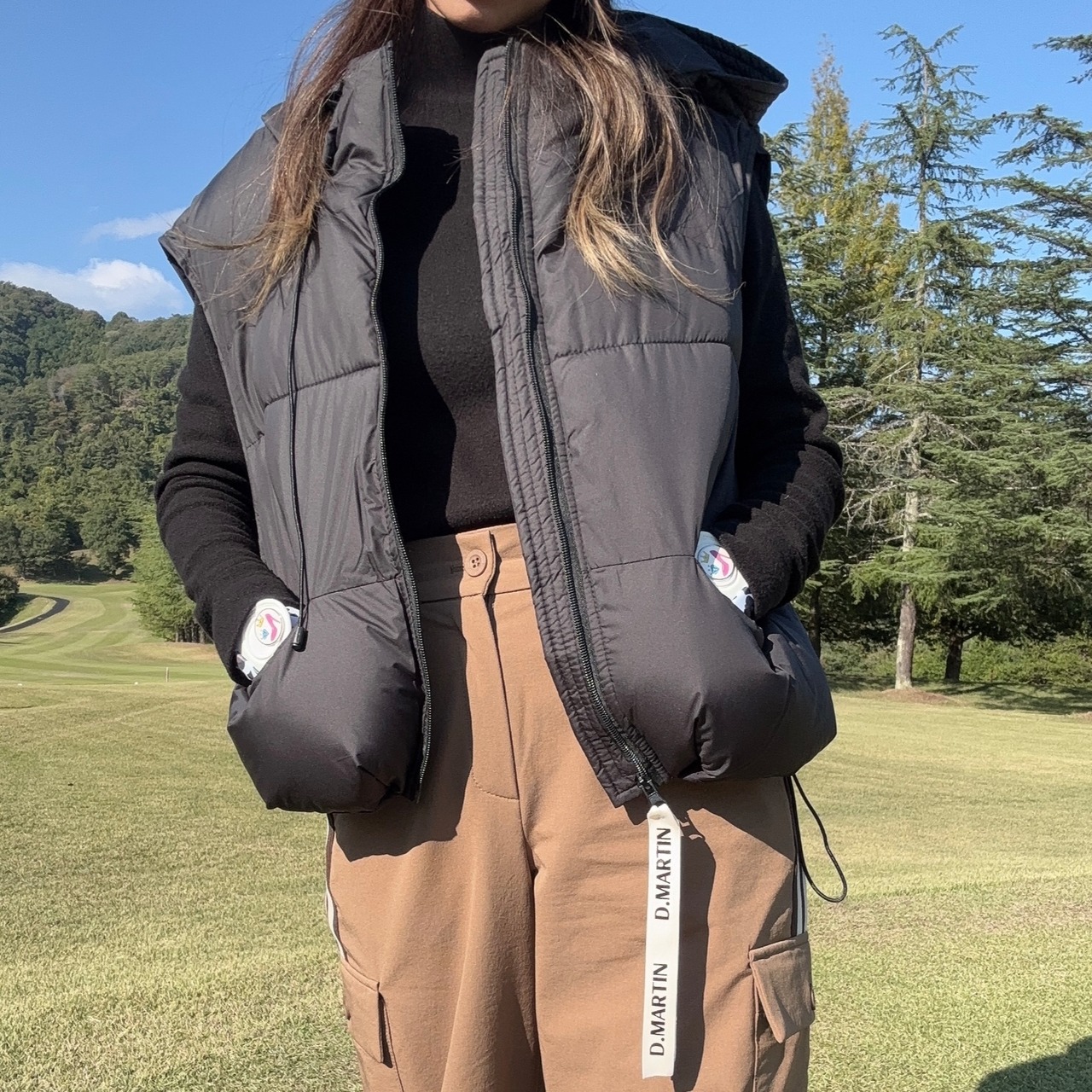 テープZIP中綿ベスト