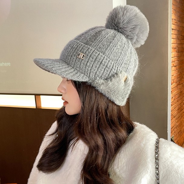 ケーブルニットキャップ