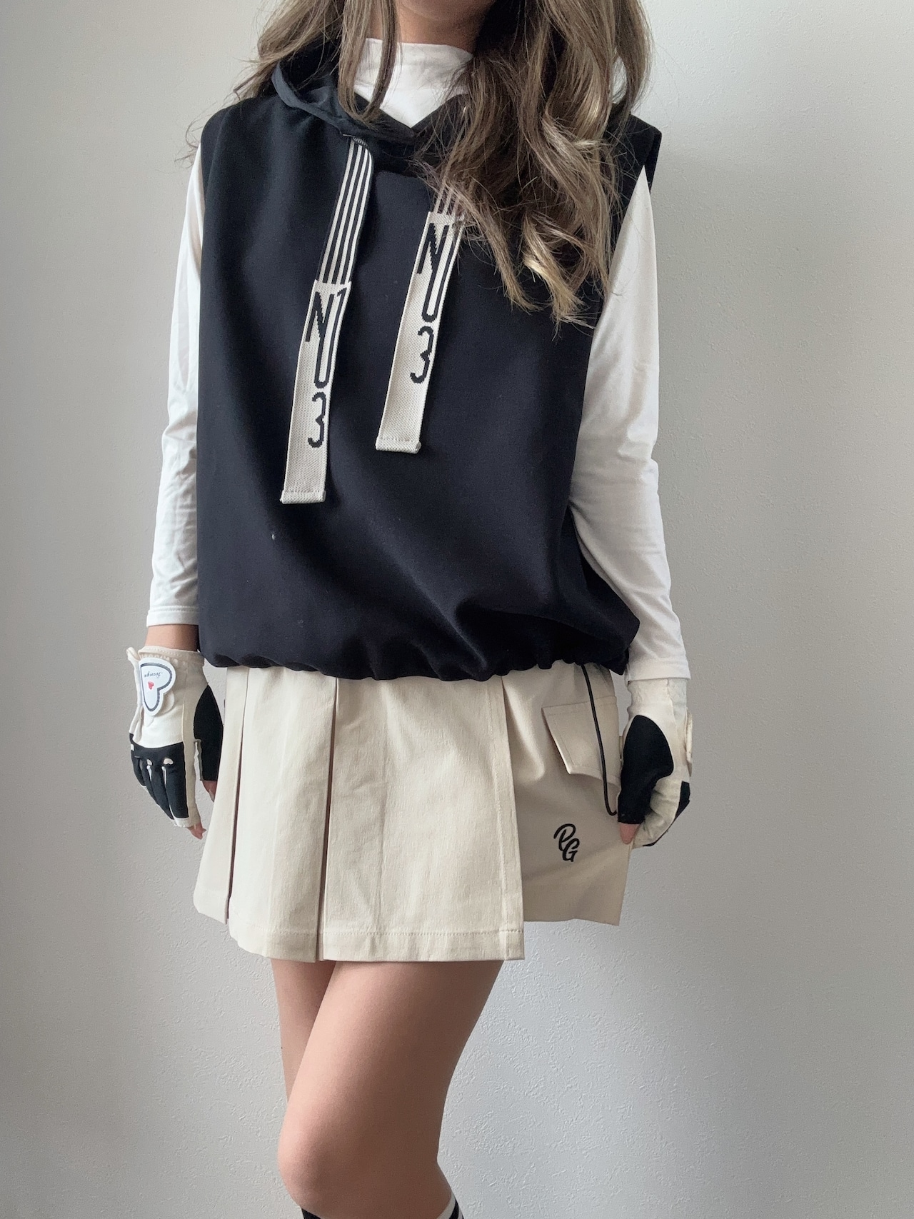 テープパーカーベスト