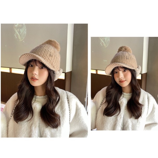 ケーブルニットキャップ