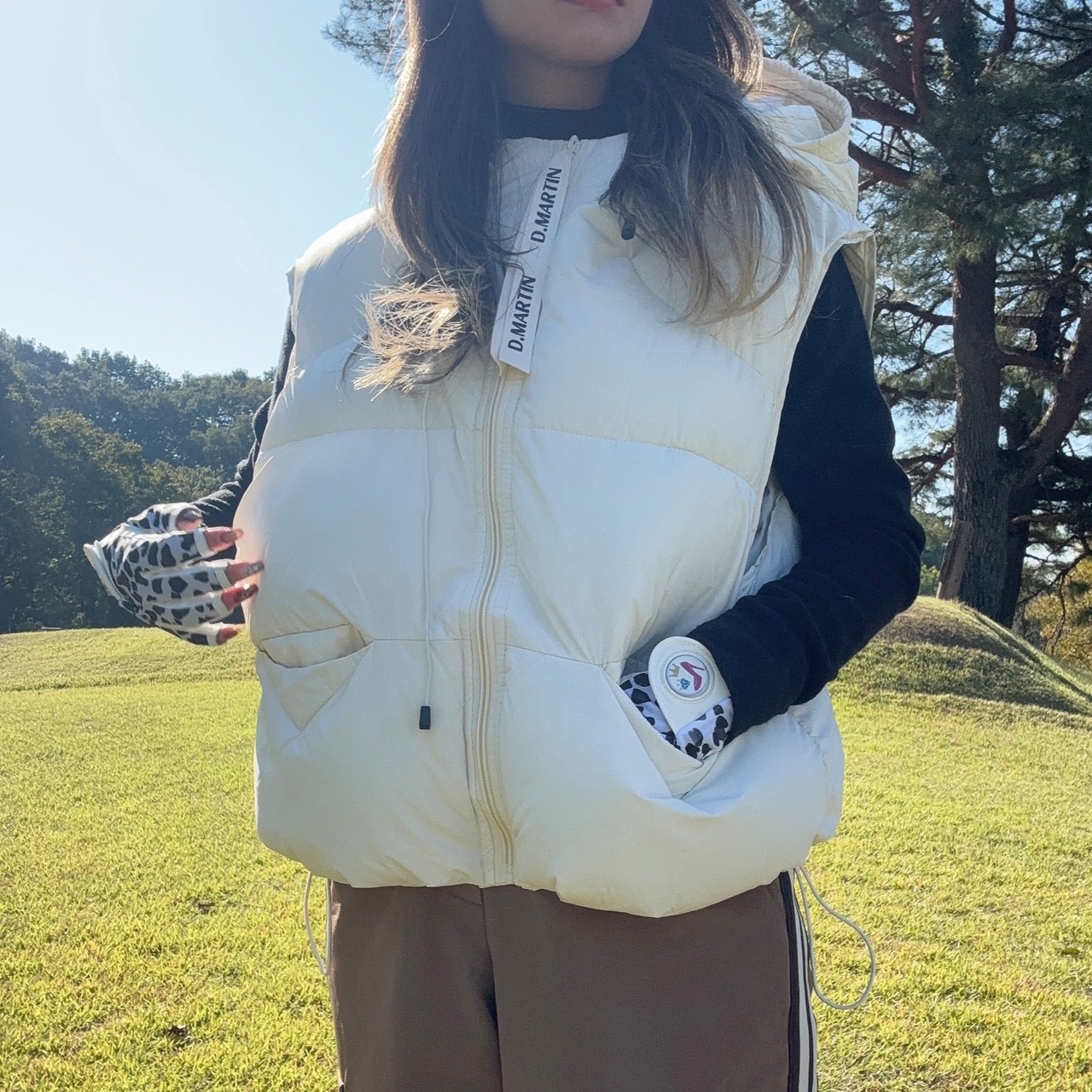 テープZIP中綿ベスト