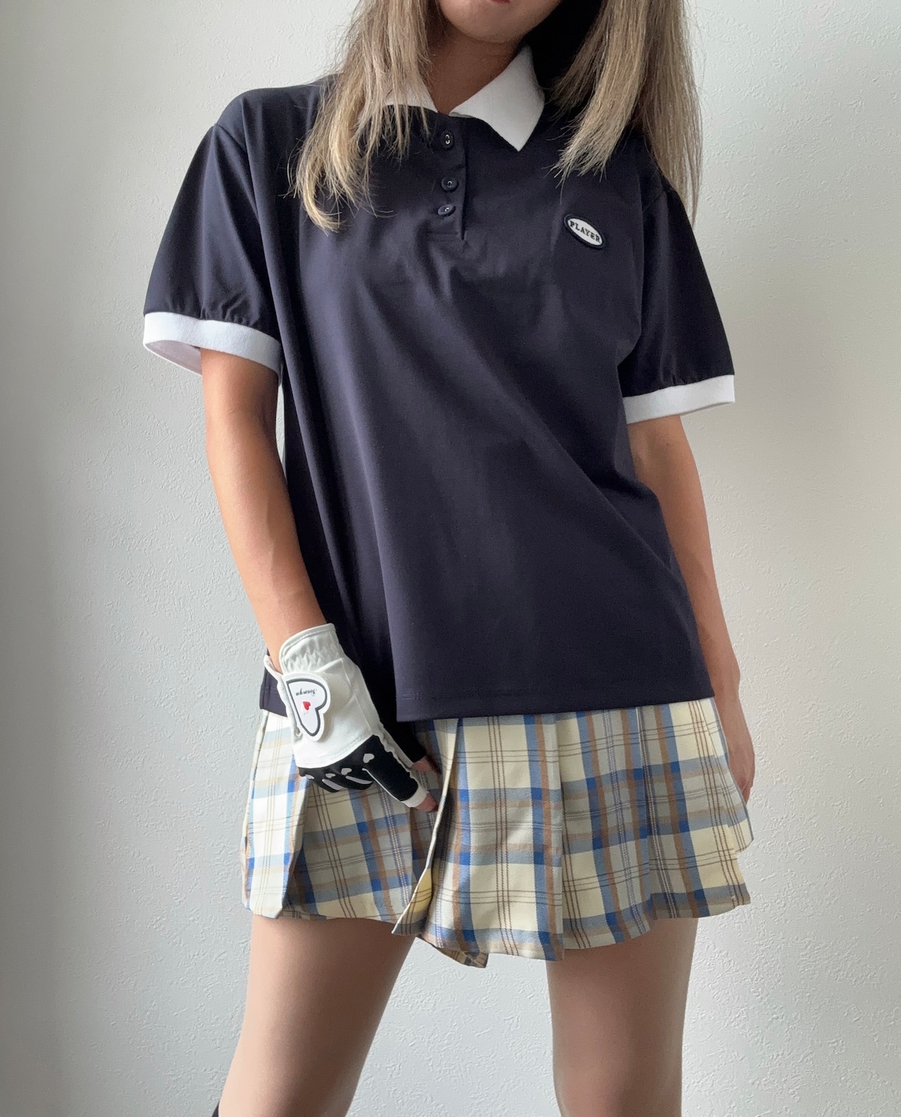 秋色オーバーポロ
