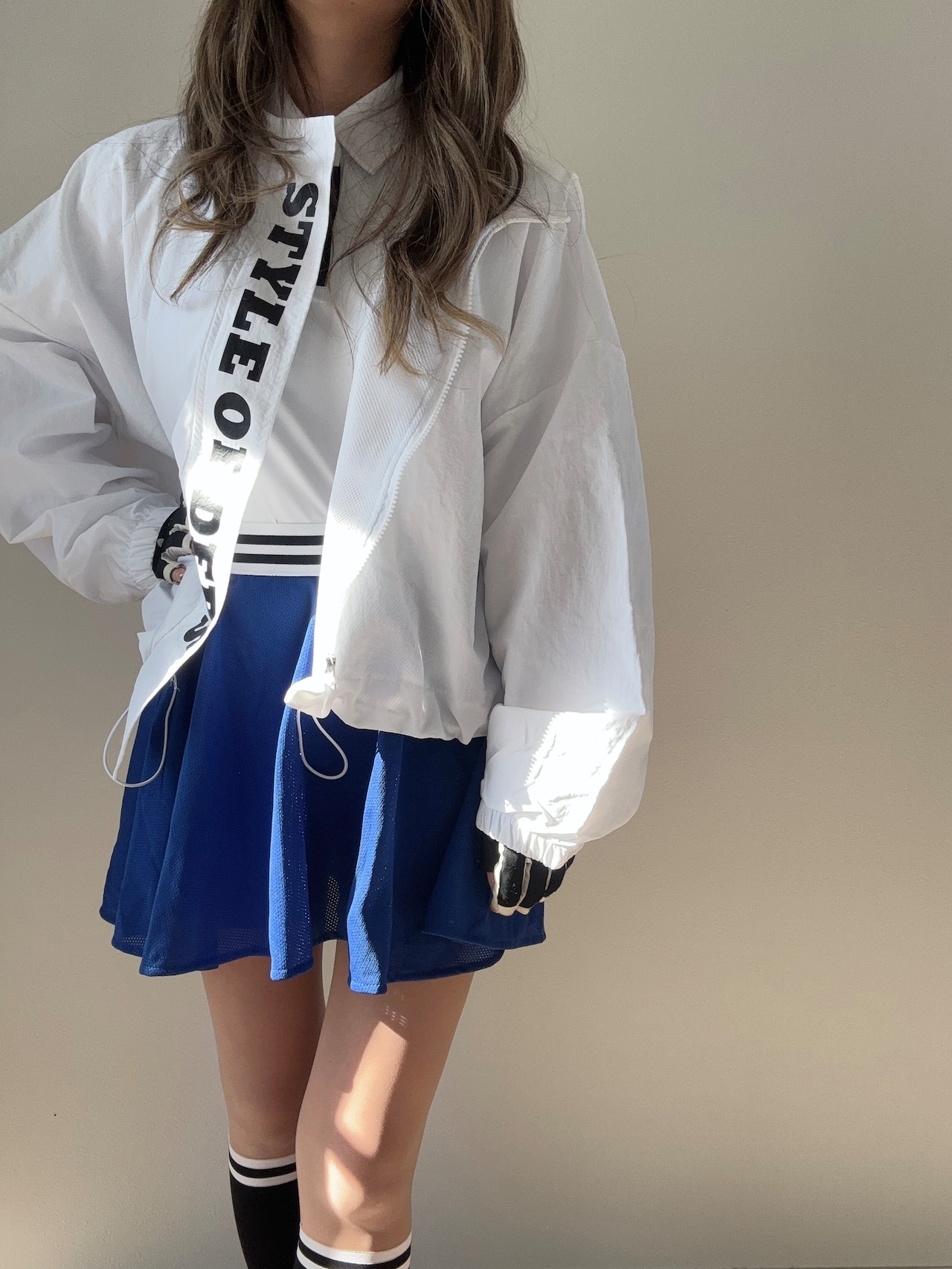 DMメッシュフレアスカート