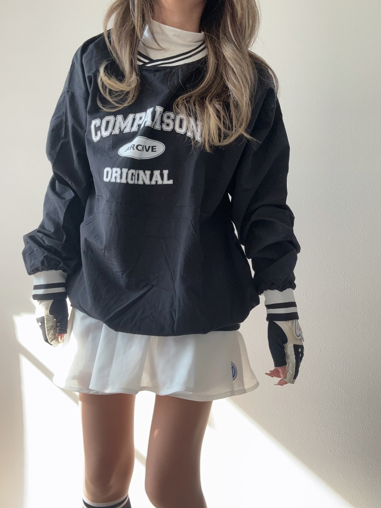 DMメッシュフレアスカート