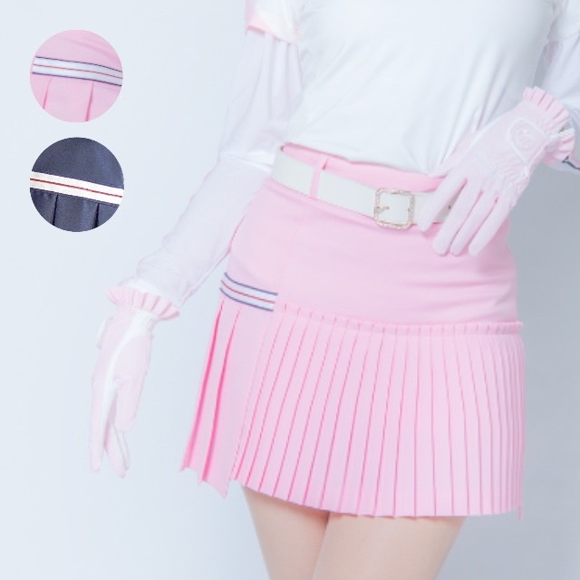 アシメプリーツスカート