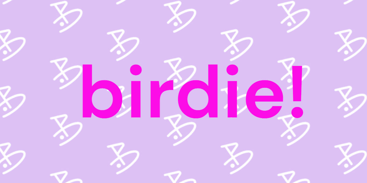 pA birdie!カートタオル