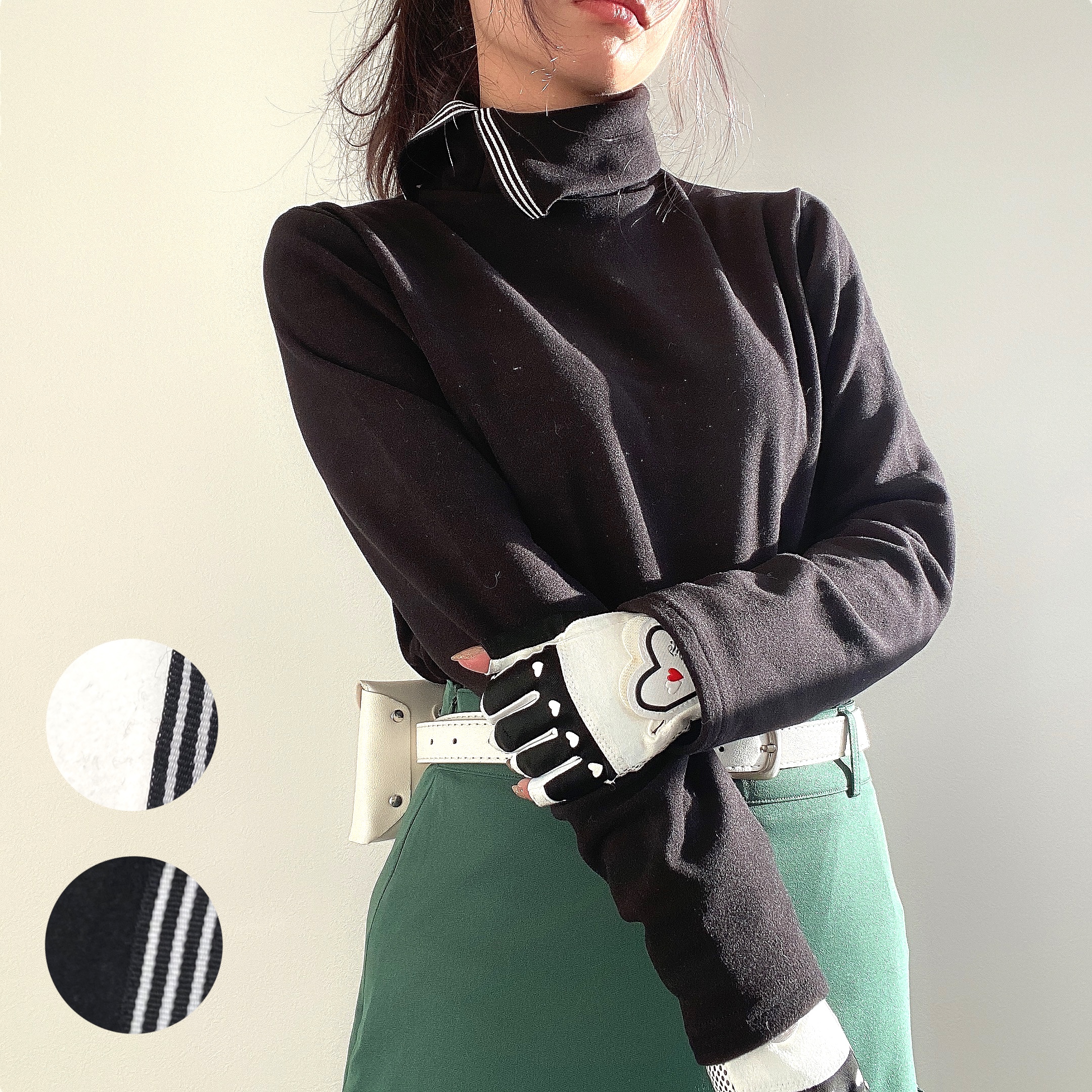 フリースベーシックトップス