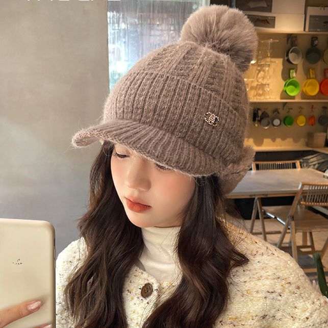 ケーブルニットキャップ