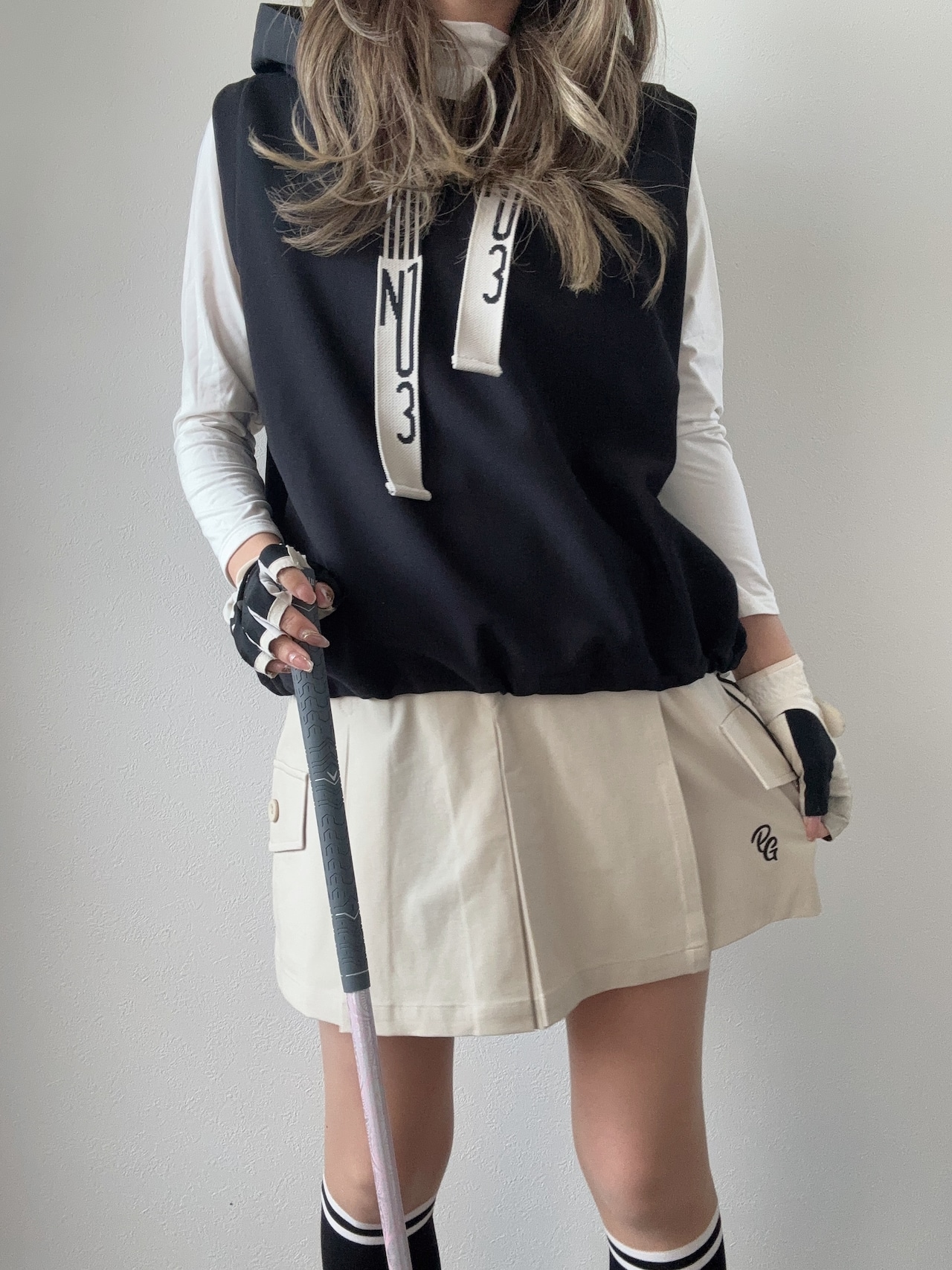 テープパーカーベスト