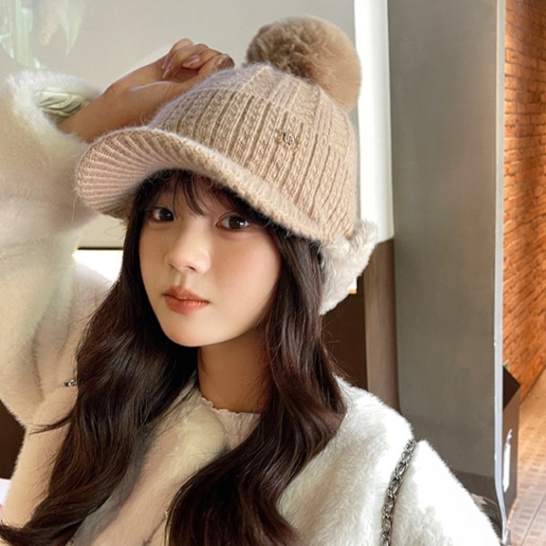 ケーブルニットキャップ