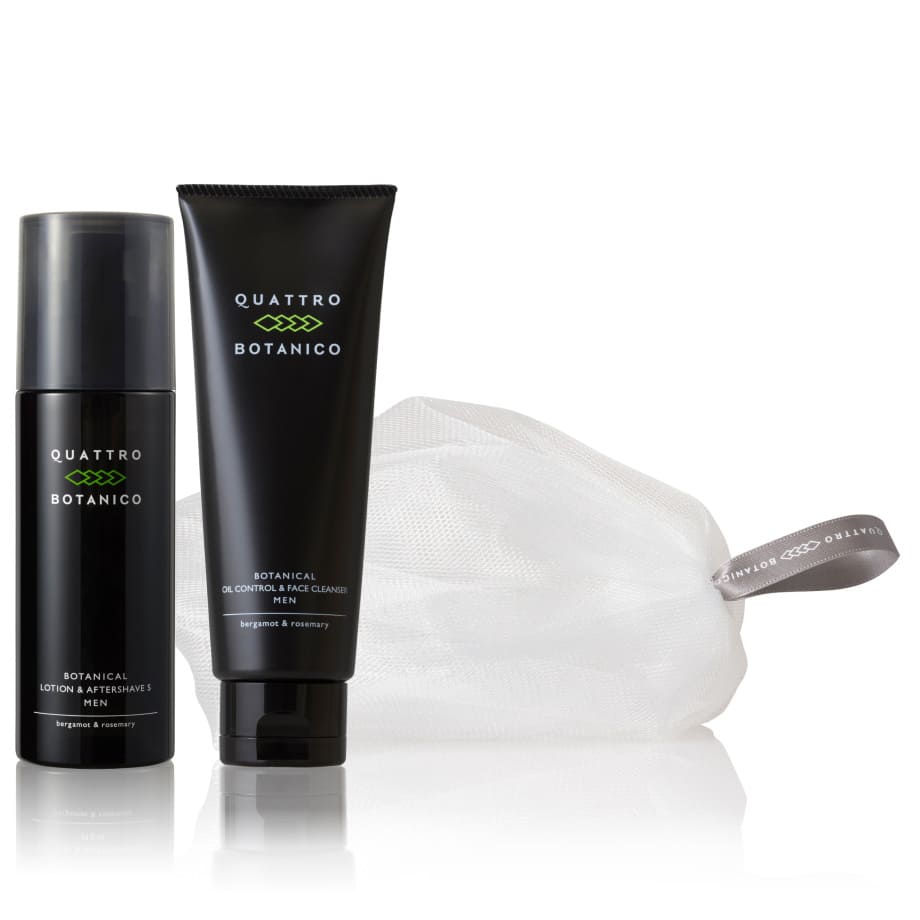 ボタニカル ローション ＆ フェイスクレンザー セット【泡立てネット付き】