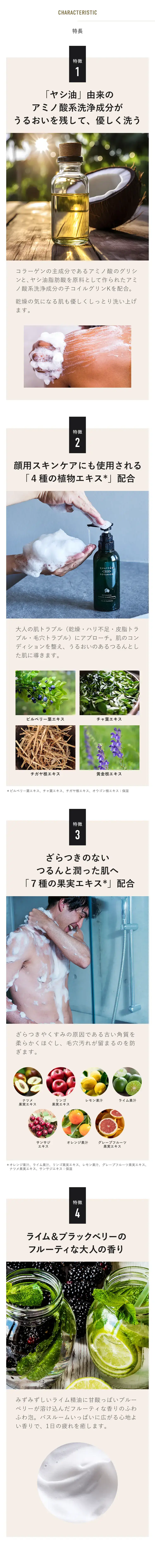 ボタニカル エッセンスイン ボディウォッシュ 300mL (メンズ ボディ