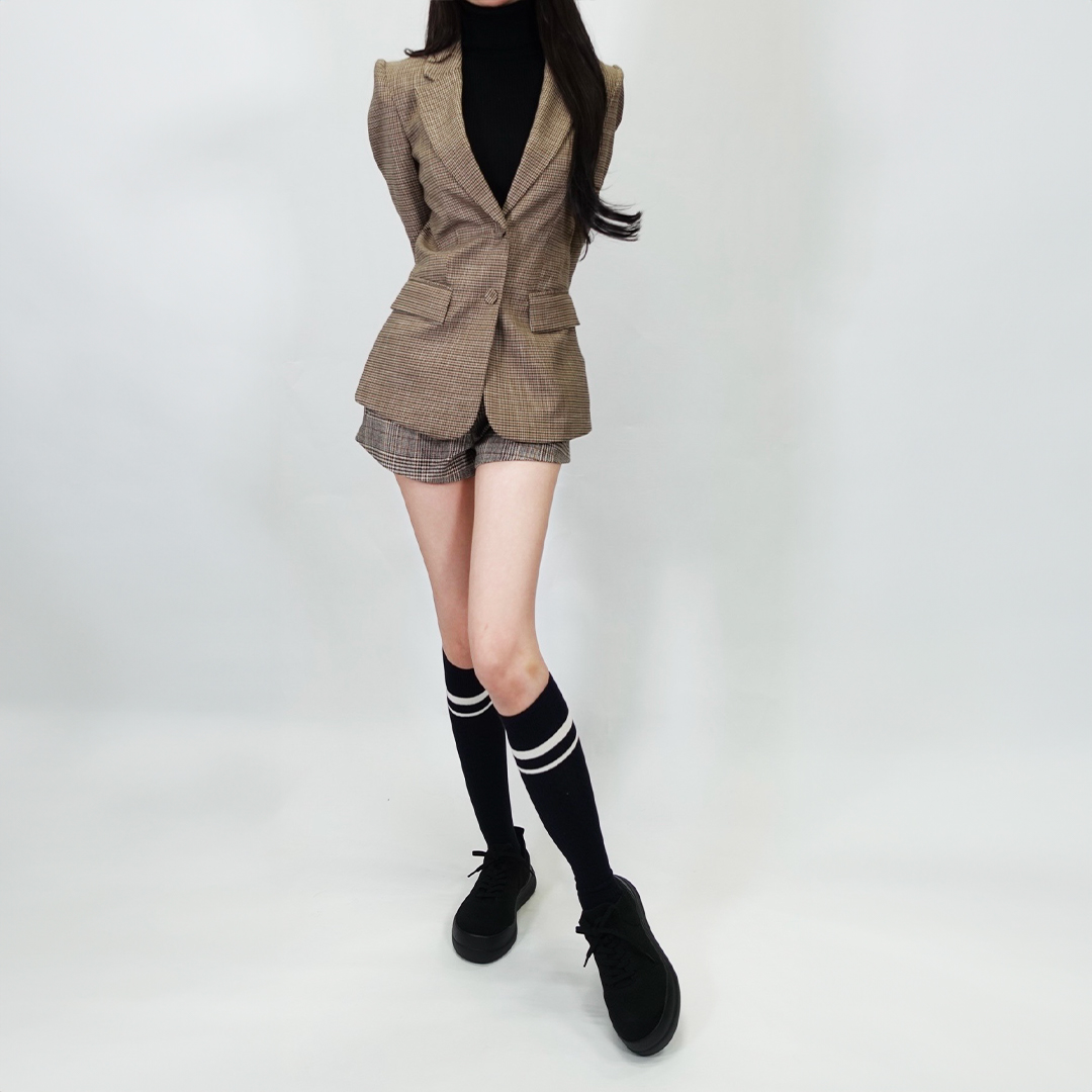 ストレッチニットスニーカー ブラック/ブラック サイズ: レディースS（~22.5cm）