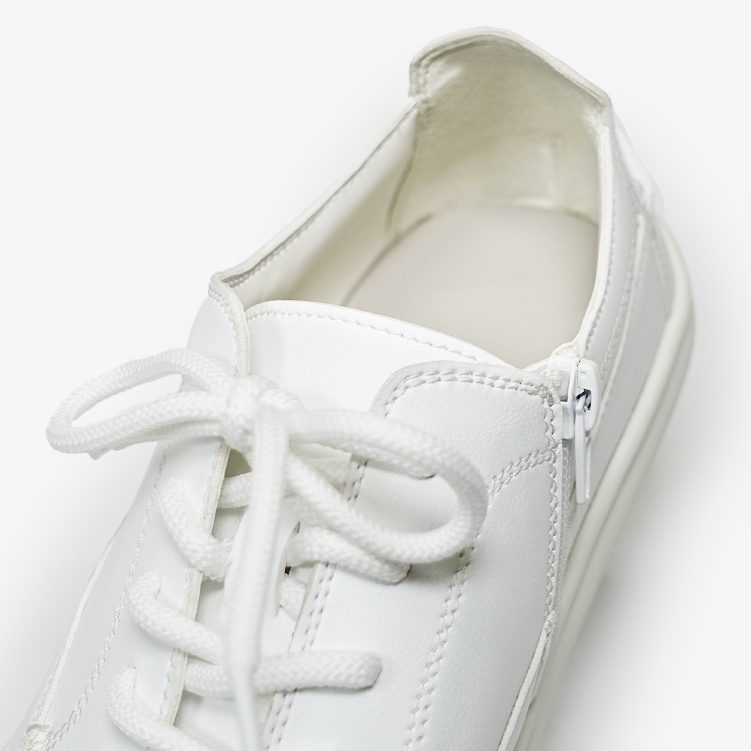 デッキスニーカー ホワイト/ホワイト サイズ: レディースS（~23.0cm）