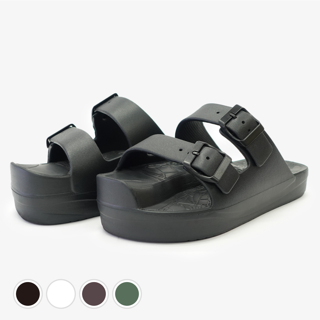 イージーサンダル ラップ ブラック