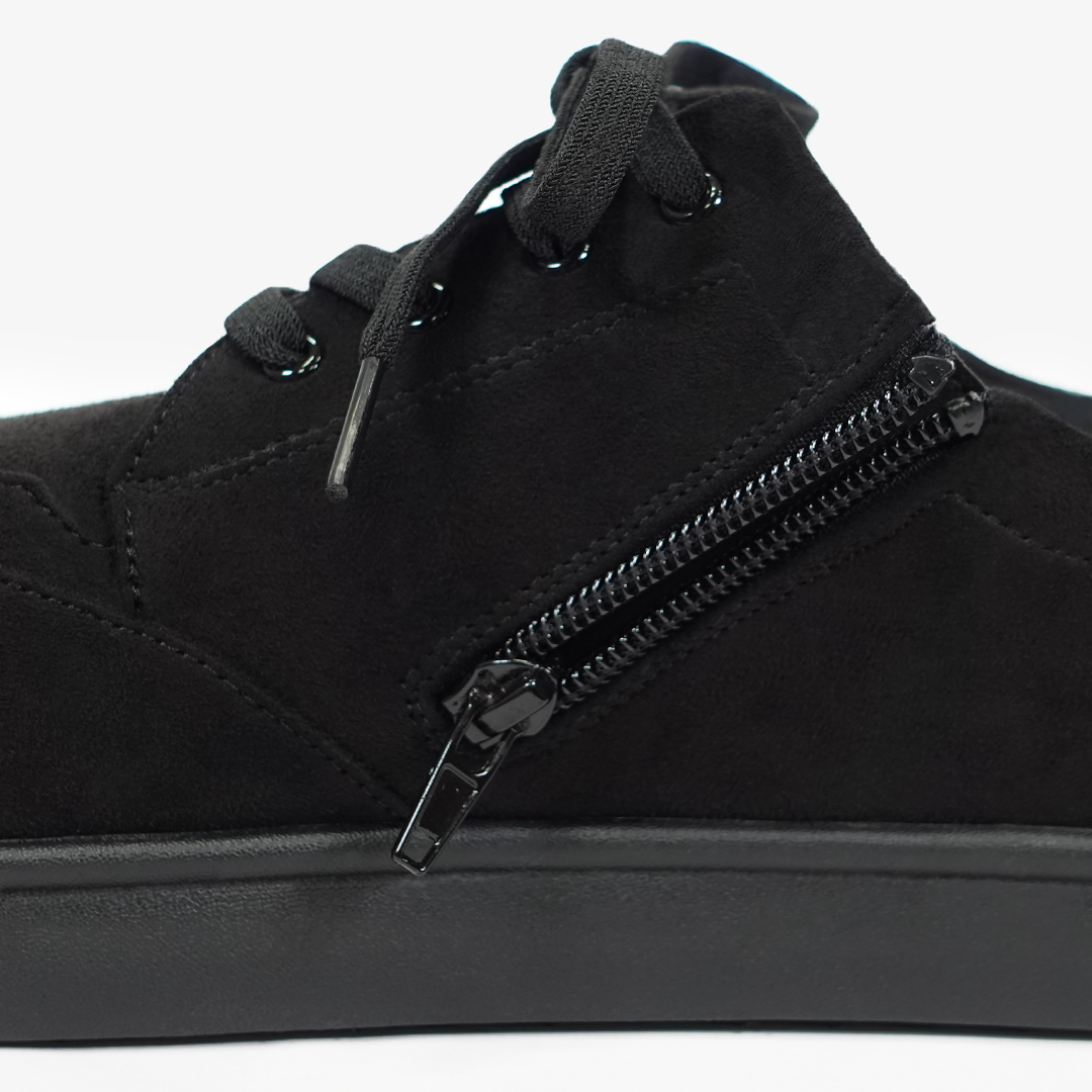 レースアップスニーカー ブラック/ブラック サイズ: レディースS（~23.0cm）