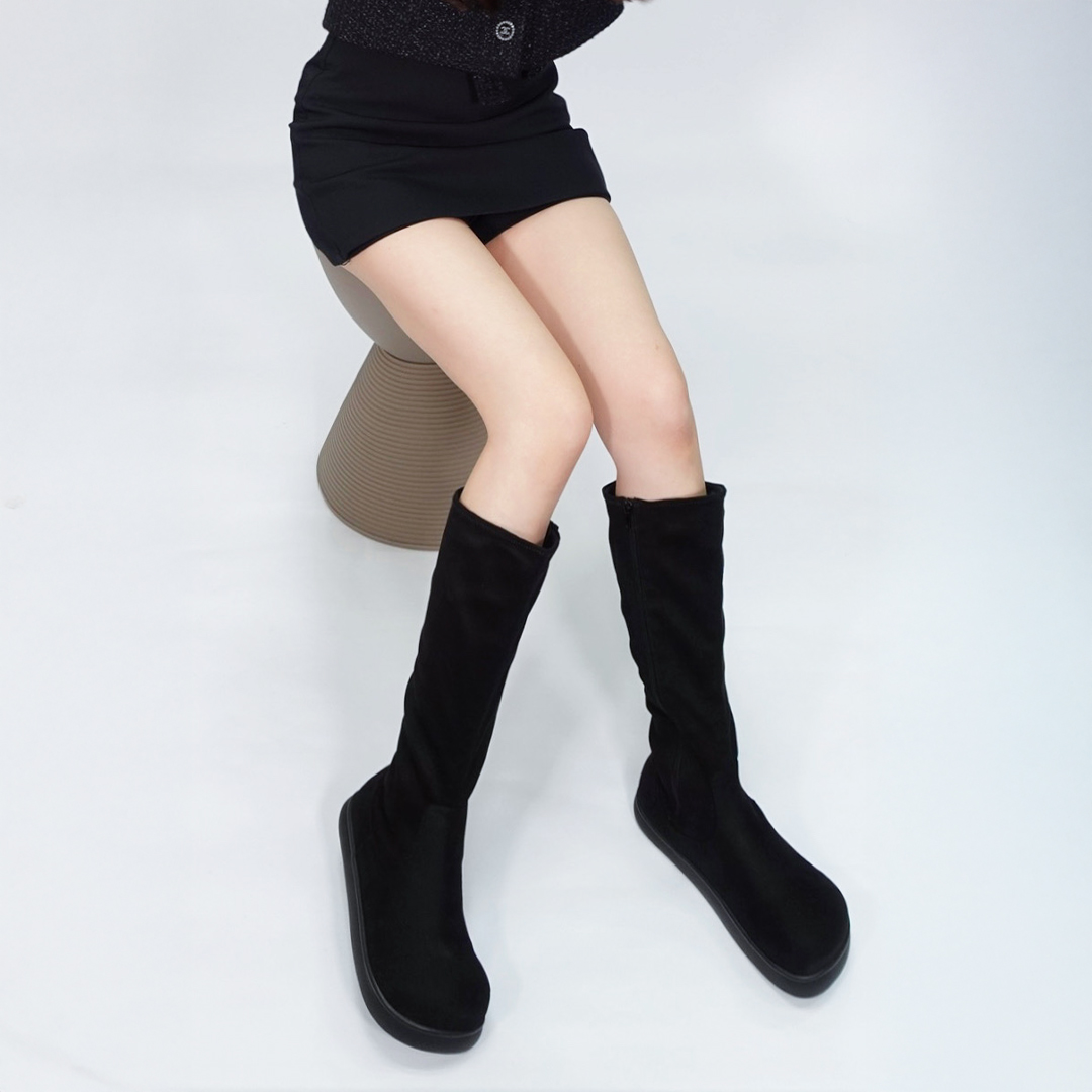 ソフトロングブーツ ブラック サイズ: レディースS（~22.5cm）