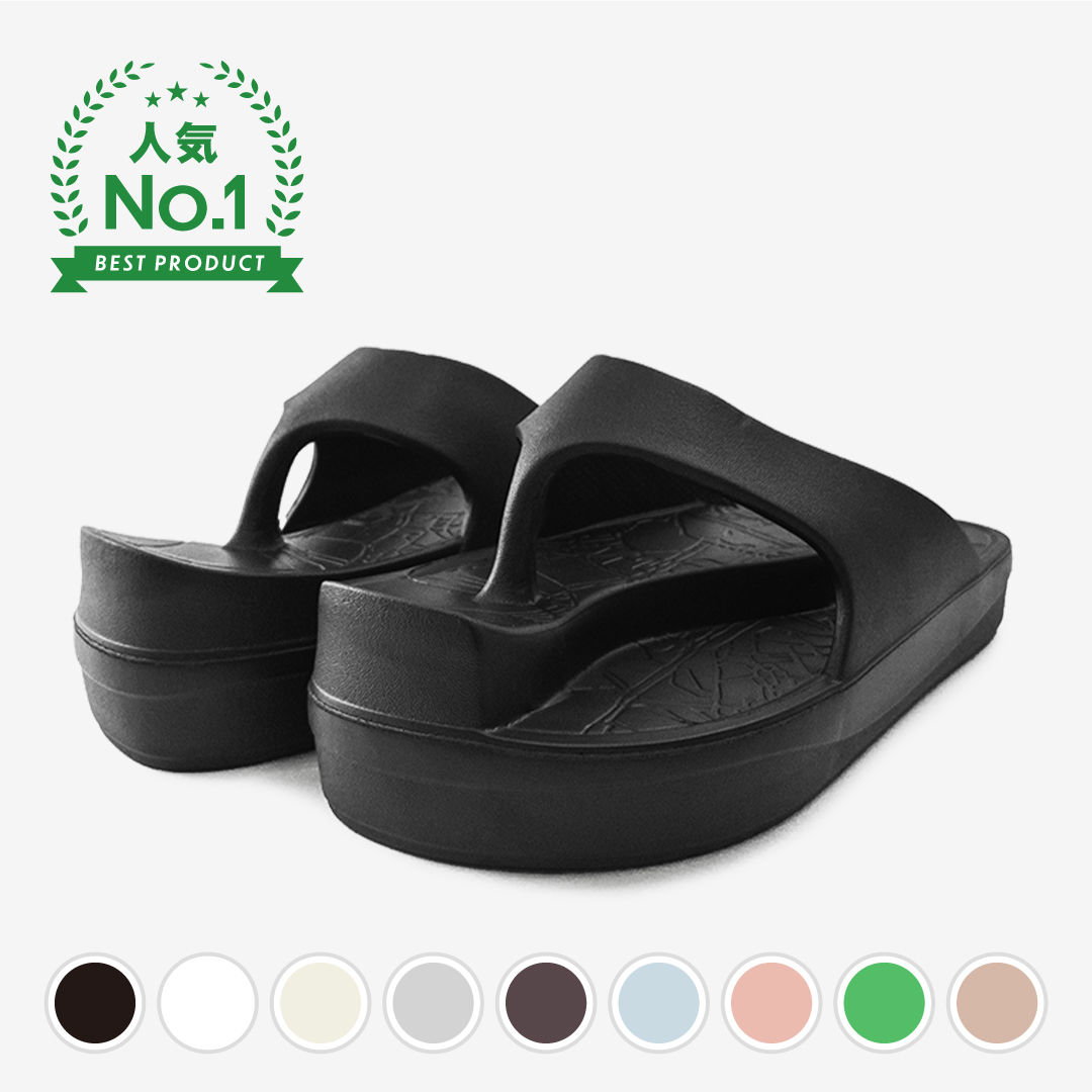 イージーサンダル ブラック