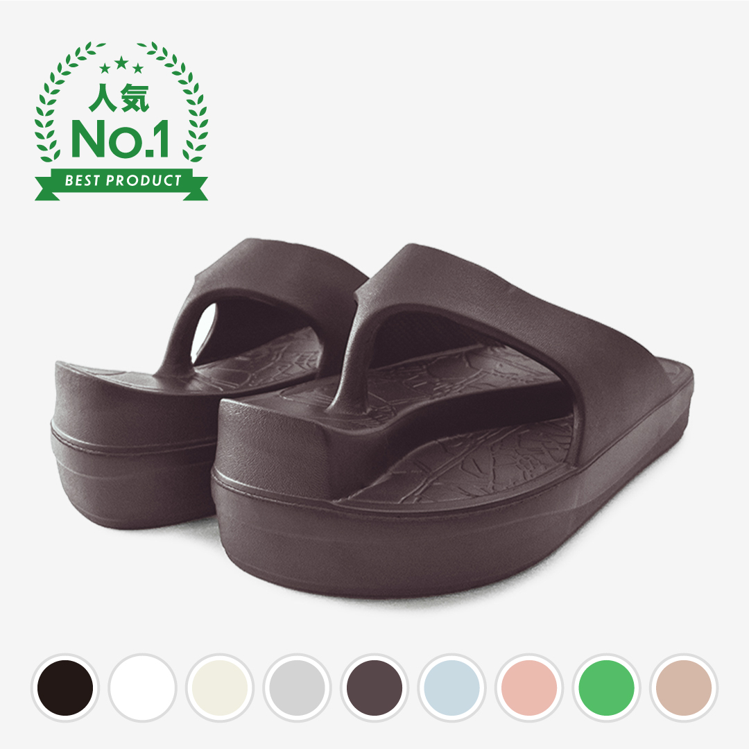 イージーサンダル ブラウン