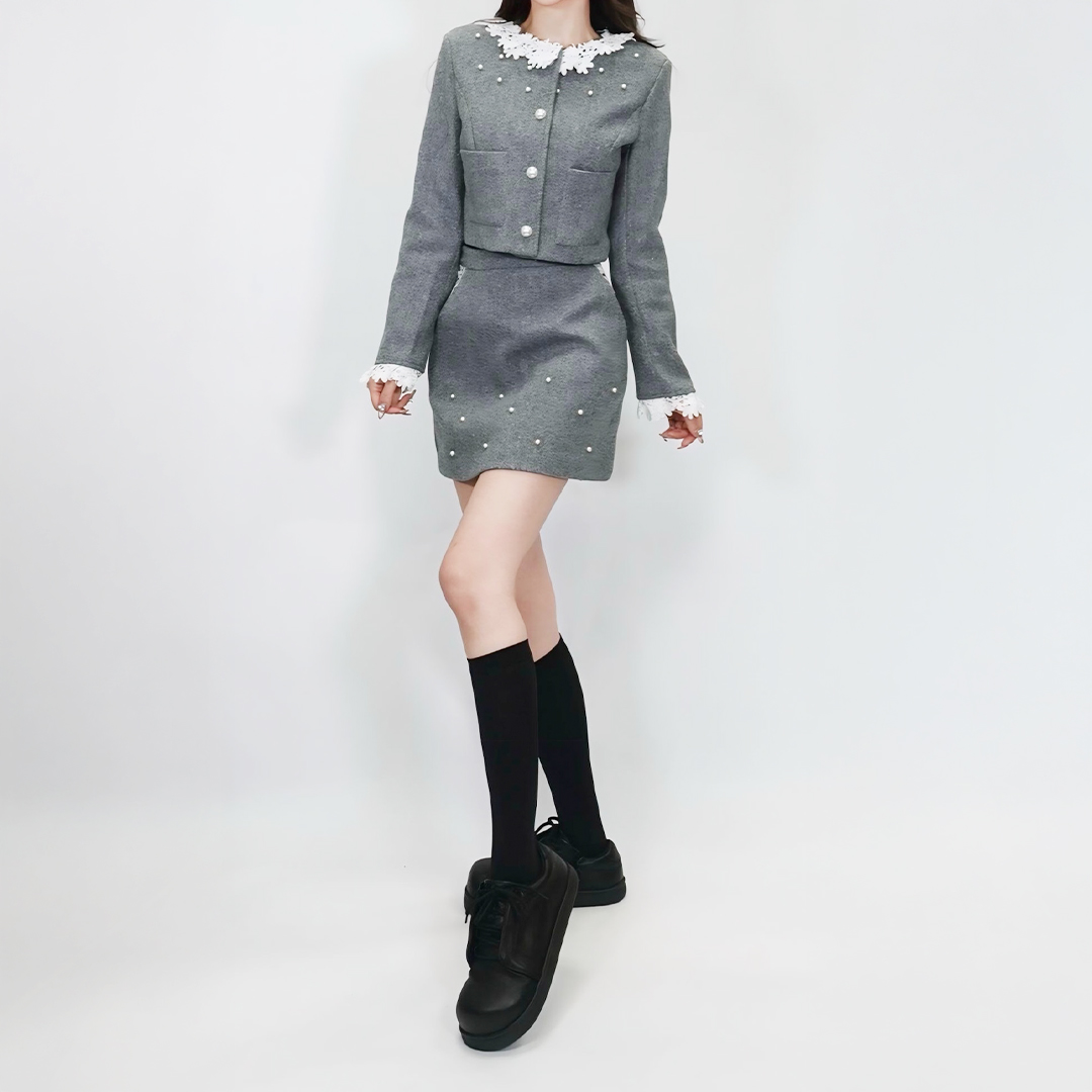 コートスニーカー ブラック/ブラック サイズ: レディースS（~23.0cm）