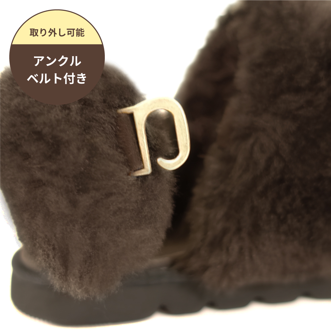 2way  ムートンサボ ブラウン サイズ: サイズ1（~22.5cm）