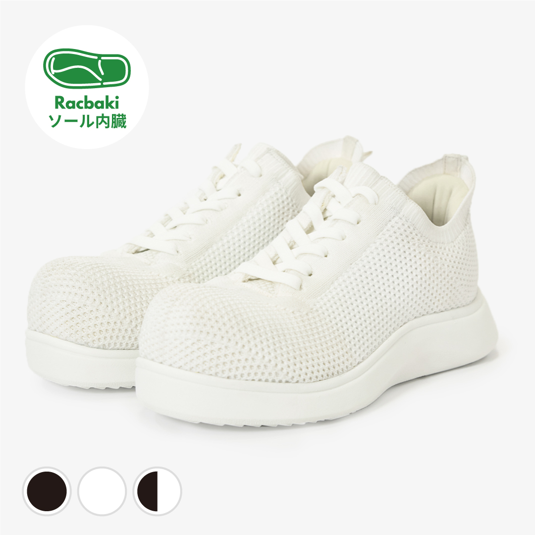 ソフトスニーカー ホワイト/ホワイト