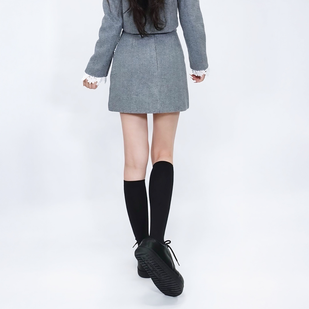 コートスニーカー ブラック/ブラック サイズ: レディースS（~23.0cm）