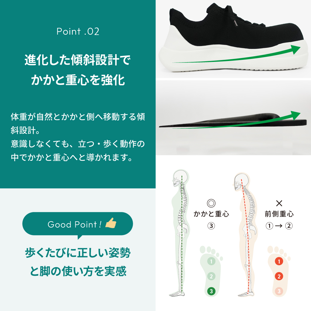 ストレッチニットスニーカー ブラック/ホワイト サイズ: レディースS（~22.5cm）