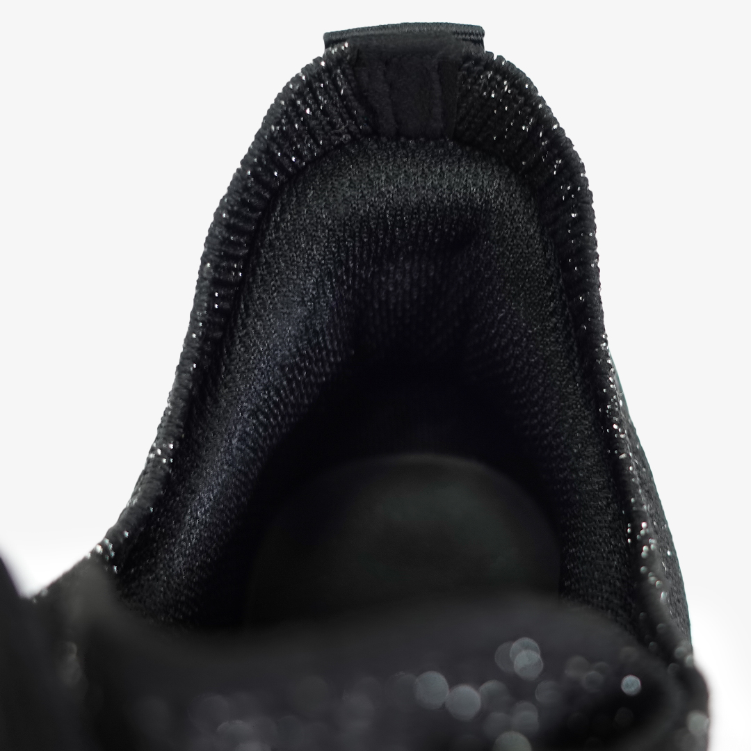 【即納】ストレッチニットスニーカー2 ブラックラメ/ブラック サイズ: レディースS（~22.5cm）