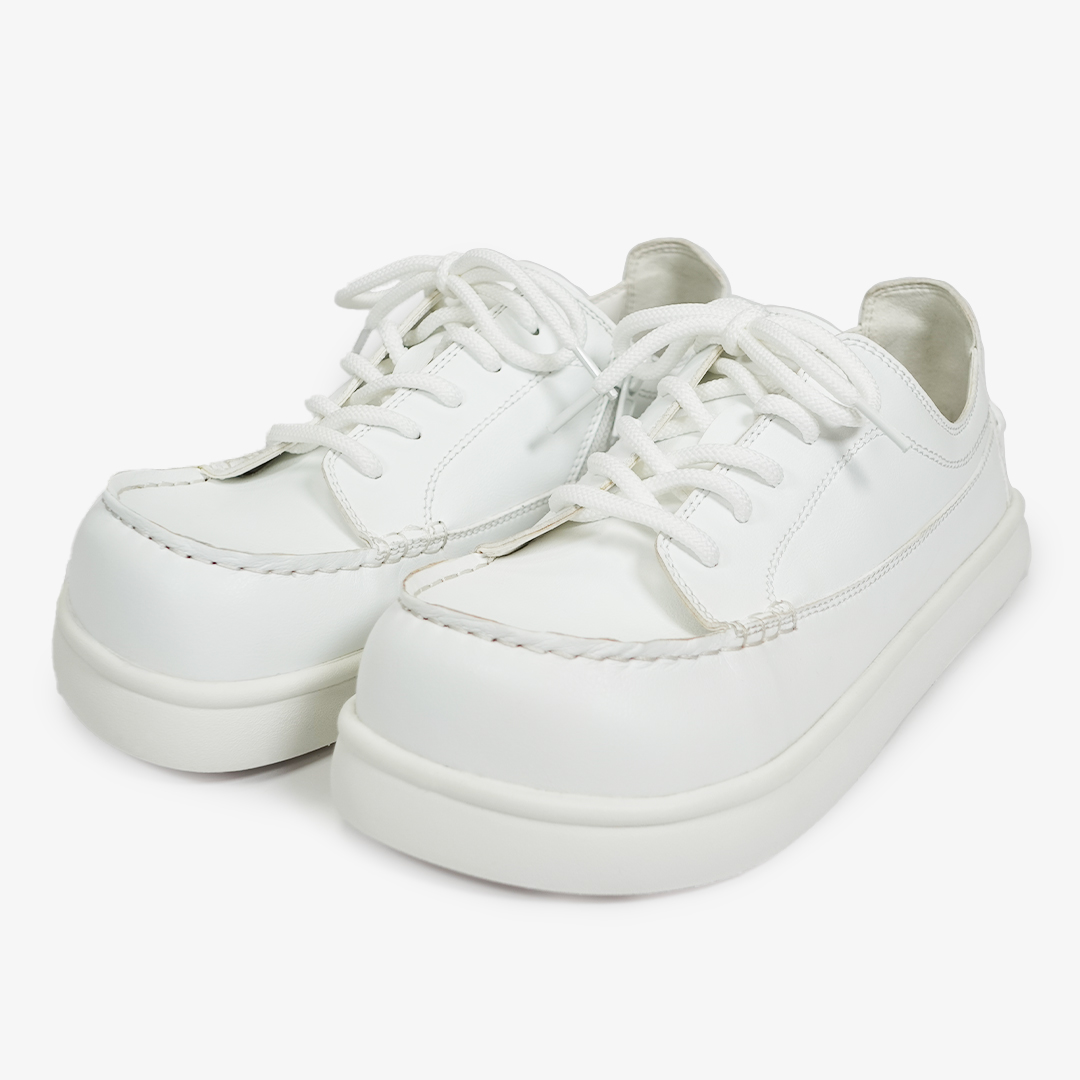 デッキスニーカー ホワイト/ホワイト サイズ: レディースS（~23.0cm）