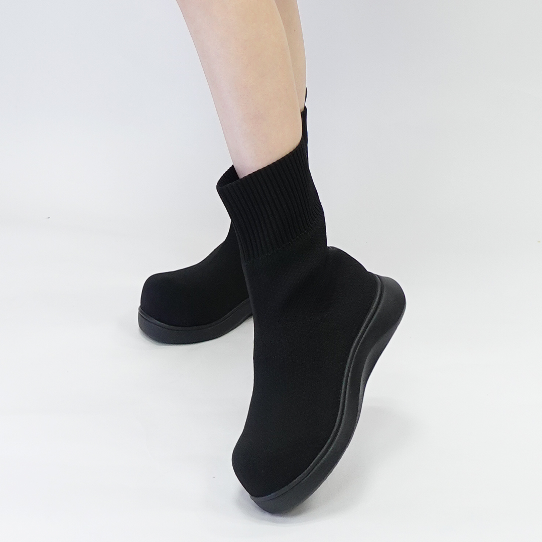 ニットブーツ ブラック サイズ: レディースS（21.0~22.5cm）