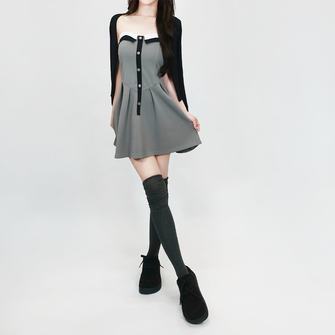 レースアップスニーカー ブラック/ブラック サイズ: レディースS（~23.0cm）