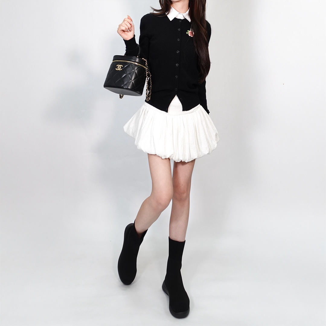 ニットブーツ ブラック | Racbaki