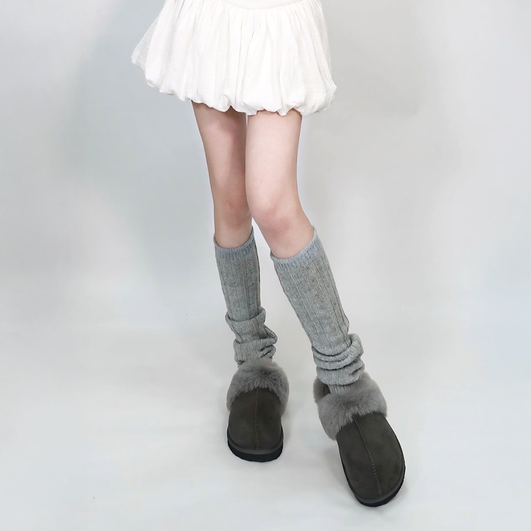 ファーサボ2 グレー サイズ: レディースS（21.0~23.0cm）
