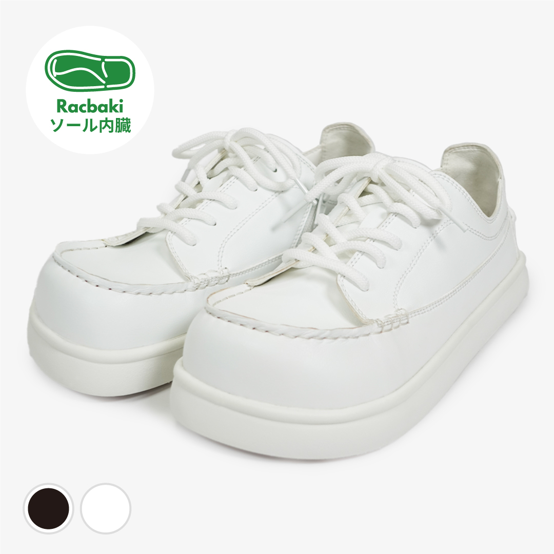 デッキスニーカー ホワイト/ホワイト