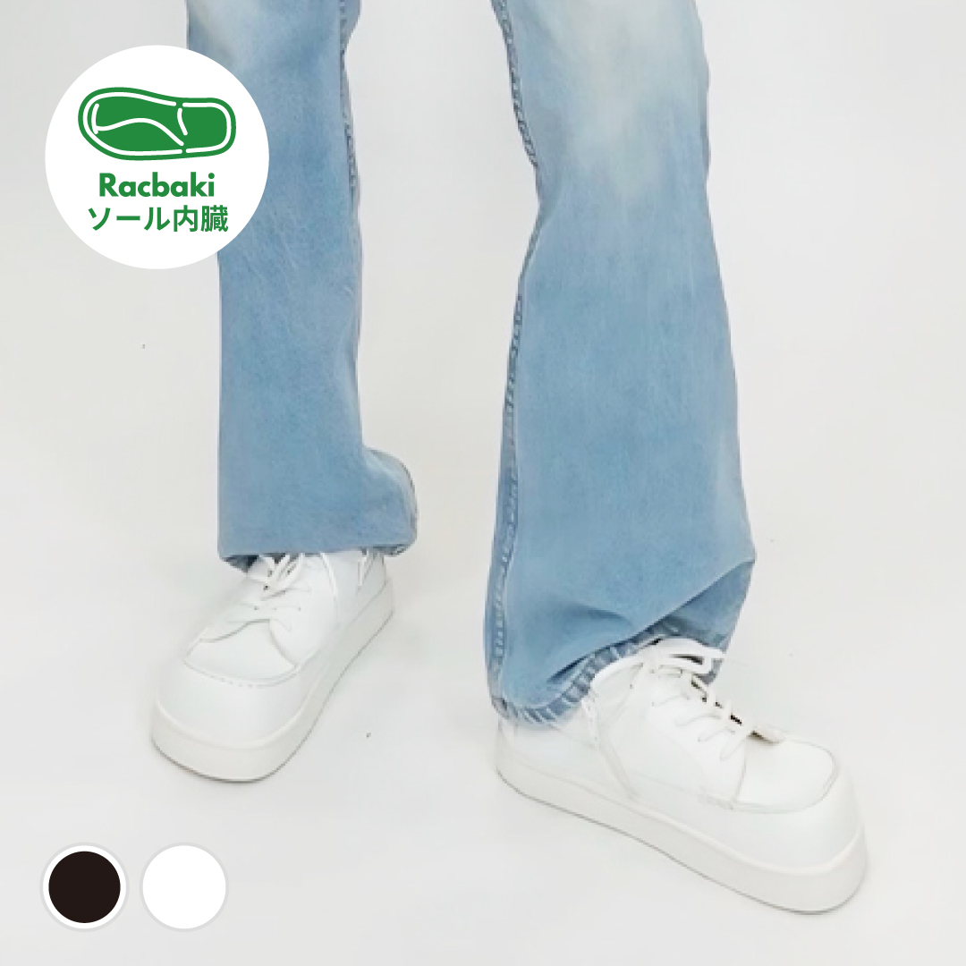 デッキスニーカー ホワイト/ホワイト