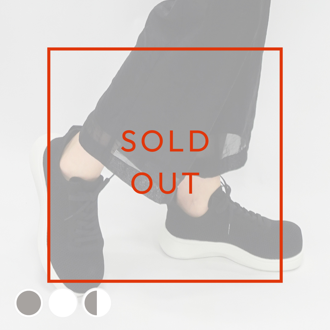 ソフトスニーカー ブラック/ホワイト