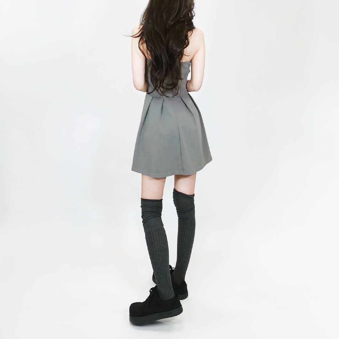 レースアップスニーカー ブラック/ブラック サイズ: レディースS（~23.0cm）