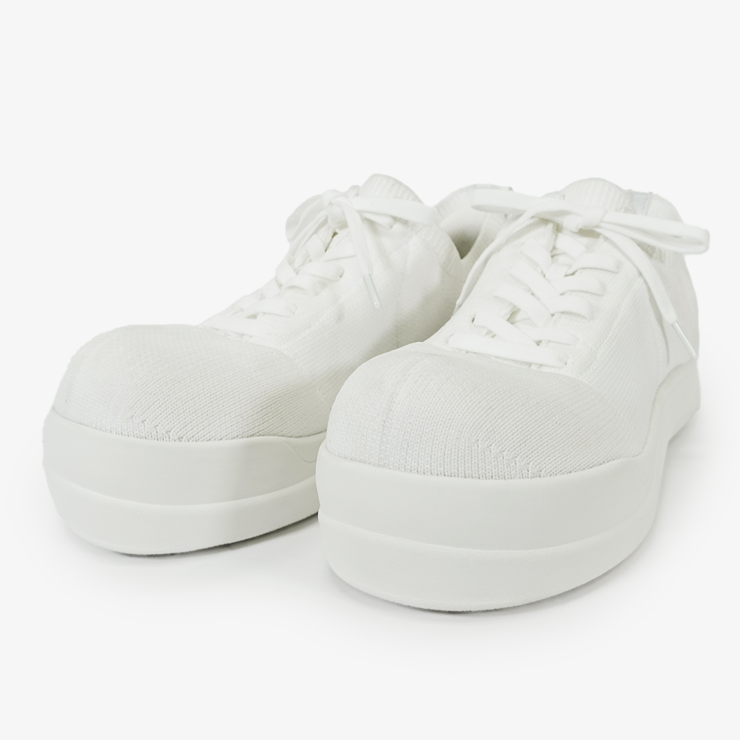 ストレッチニットスニーカー ホワイト/ホワイト サイズ: レディースS（~22.5cm）