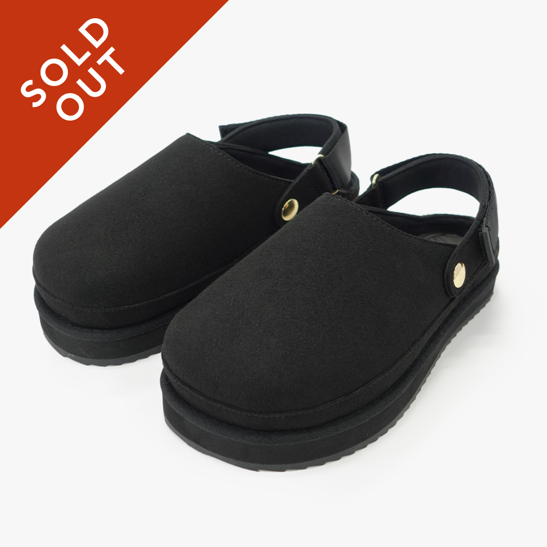 クロッグシューズ シングルベルト スムース