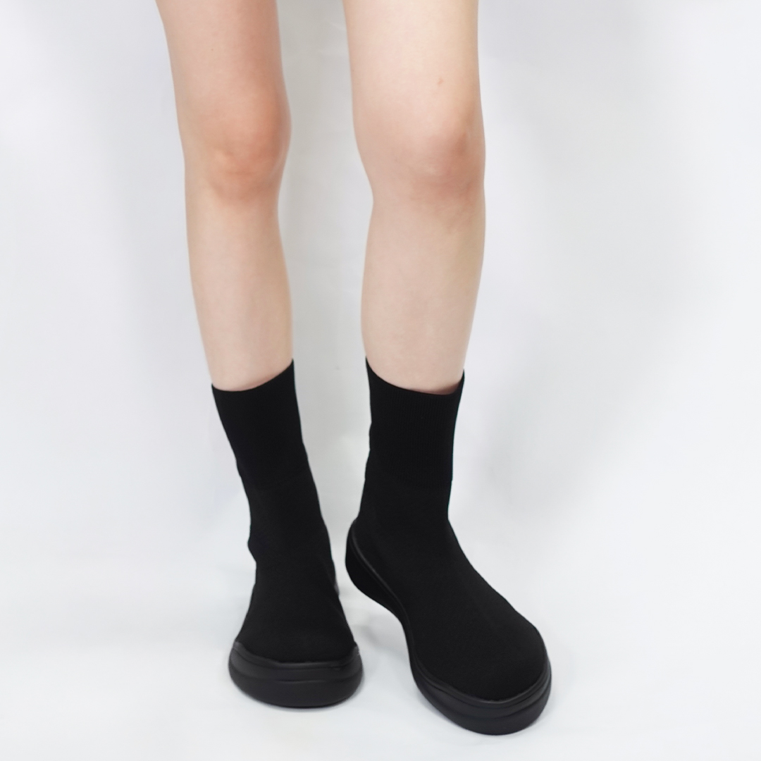 ニットブーツ JAXY ブラック サイズ: サイズ1（～23.0cm）